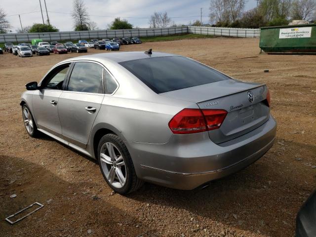 1VWCN7A31DC006293 - 2013 VOLKSWAGEN PASSAT SEL GRAY photo 2