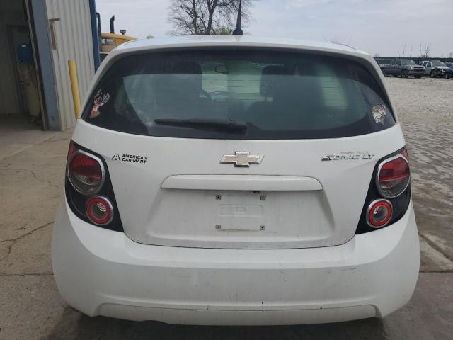 1G1JC6SH5E4234810 - 2014 CHEVROLET SONIC LT WHITE photo 6