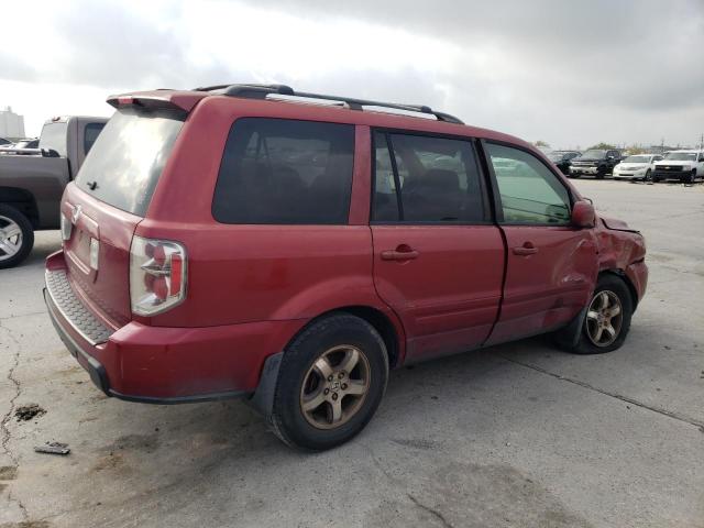 5FNYF28446B008844 - 2006 HONDA PILOT EX RED photo 3