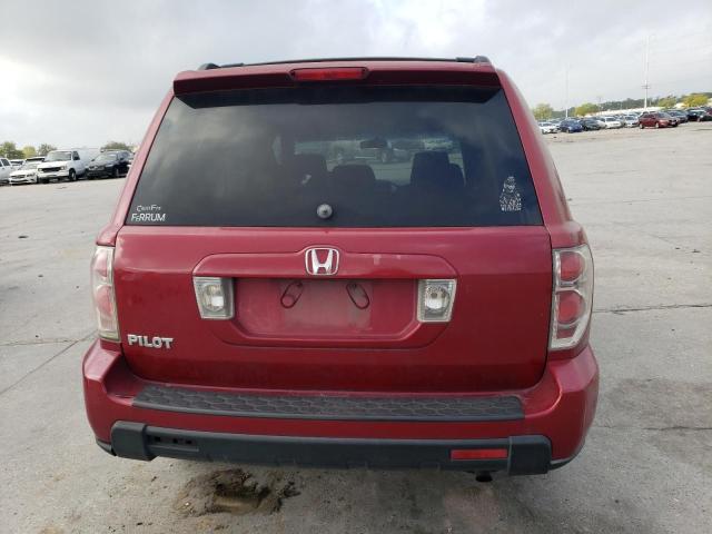 5FNYF28446B008844 - 2006 HONDA PILOT EX RED photo 6