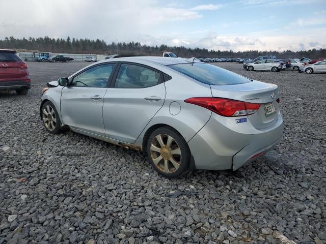 5NPDH4AE6CH135454 - 2012 HYUNDAI ELANTRA GLS SILVER photo 2