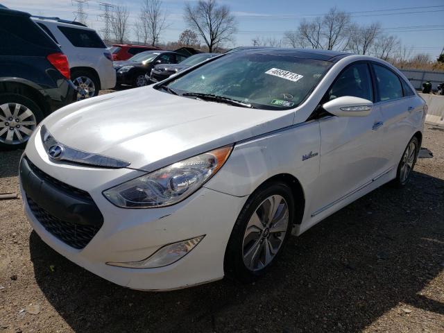 KMHEC4A44DA068478 - 2013 HYUNDAI SONATA HYBRID WHITE photo 1