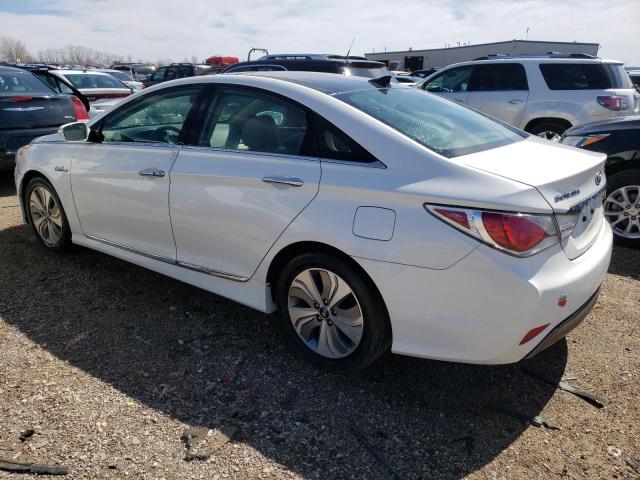 KMHEC4A44DA068478 - 2013 HYUNDAI SONATA HYBRID WHITE photo 2