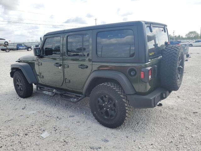 1C4HJXDN5PW509345 - 2023 JEEP WRANGLER SPORT GREEN photo 2