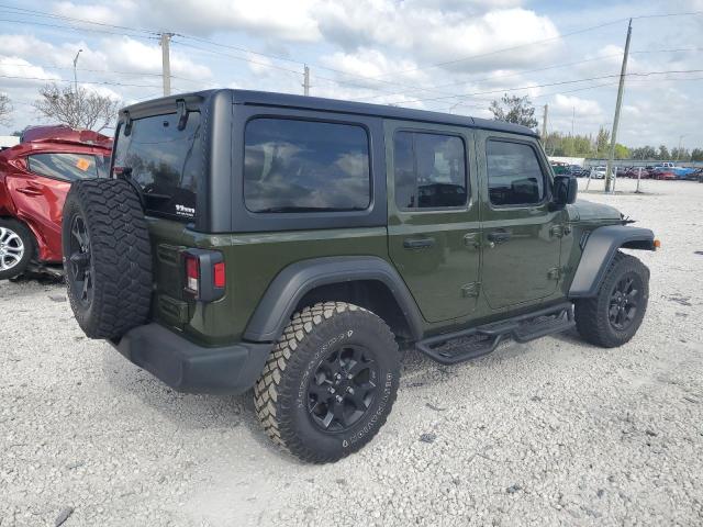 1C4HJXDN5PW509345 - 2023 JEEP WRANGLER SPORT GREEN photo 3