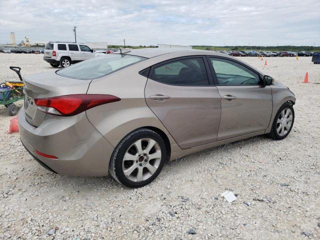 5NPDH4AE8EH502017 - 2014 HYUNDAI ELANTRA SE TAN photo 3