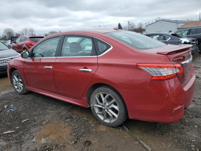 3N1AB7AP7EY289526 - 2014 NISSAN SENTRA S RED photo 2