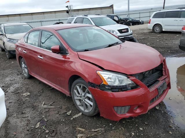 3N1AB7AP7EY289526 - 2014 NISSAN SENTRA S RED photo 4