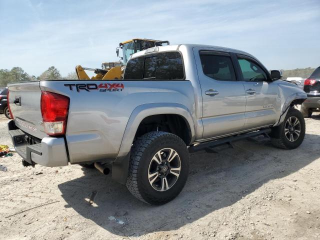 5TFCZ5AN7HX095041 - 2017 TOYOTA TACOMA DOUBLE CAB SILVER photo 3