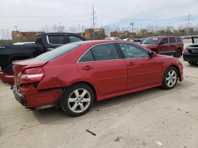 4T1BK46K79U088288 - 2009 TOYOTA CAMRY SE RED photo 3