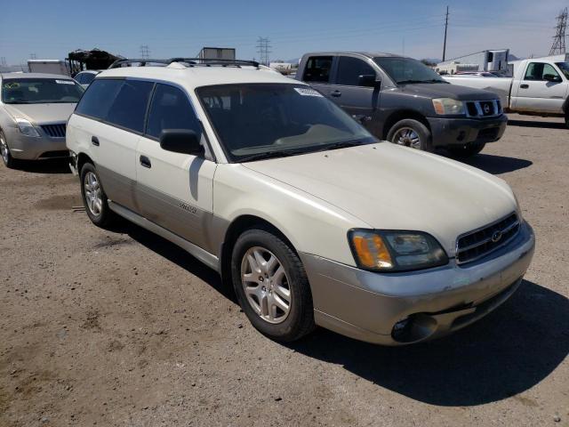 4S3BH665827665598 - 2002 SUBARU LEGACY OUTBACK WHITE photo 4