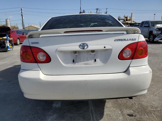 1NXBR32E83Z050095 - 2003 TOYOTA COROLLA CE WHITE photo 6