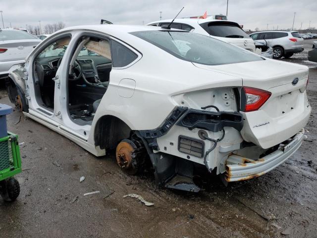 3FA6P0LU3ER217804 - 2014 FORD FUSION SE HYBRID WHITE photo 2