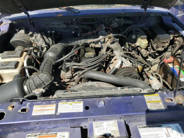 1FTCR14A8VPA02394 - 1997 FORD RANGER SUPER CAB PURPLE photo 11