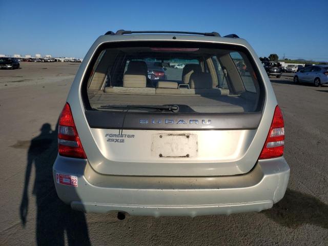 JF1SG65685H751267 - 2005 SUBARU FORESTER 2.5XS Beige photo 6
