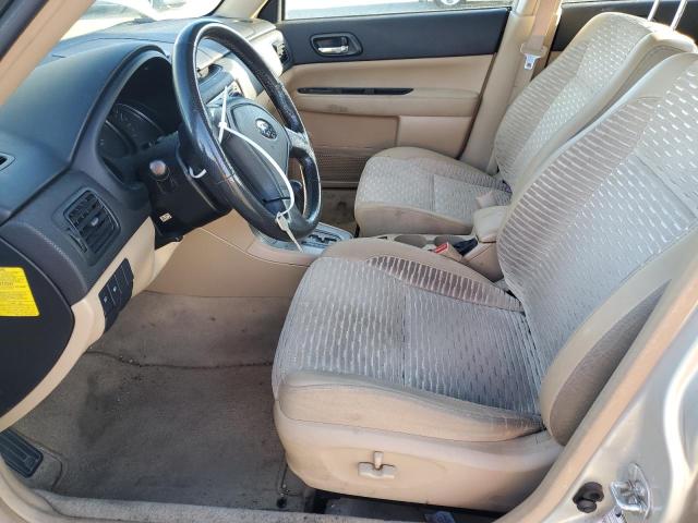 JF1SG65685H751267 - 2005 SUBARU FORESTER 2.5XS Beige photo 7