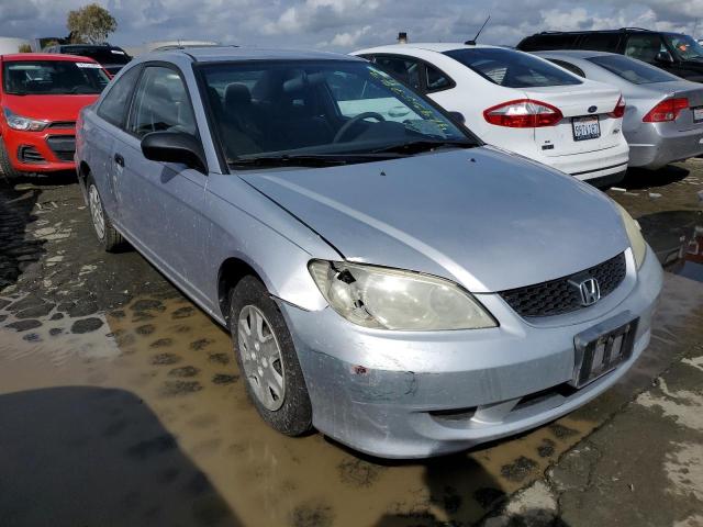 1HGEM22195L012795 - 2005 HONDA CIVIC DX VP SILVER photo 4