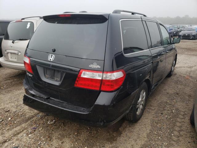 5FNRL38707B078842 - 2007 HONDA ODYSSEY EXL BLACK photo 3