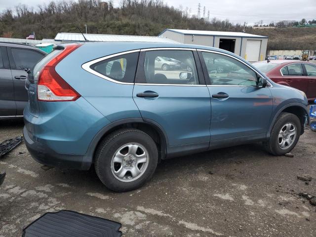 5J6RM4H3XDL034107 - 2013 HONDA CR-V LX BLUE photo 3