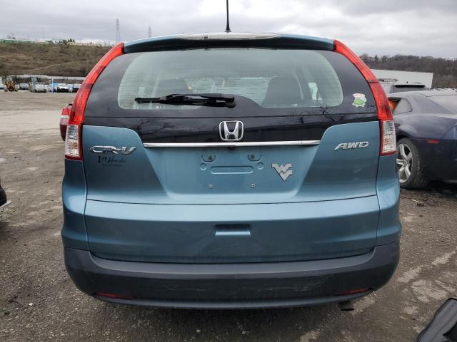 5J6RM4H3XDL034107 - 2013 HONDA CR-V LX BLUE photo 6