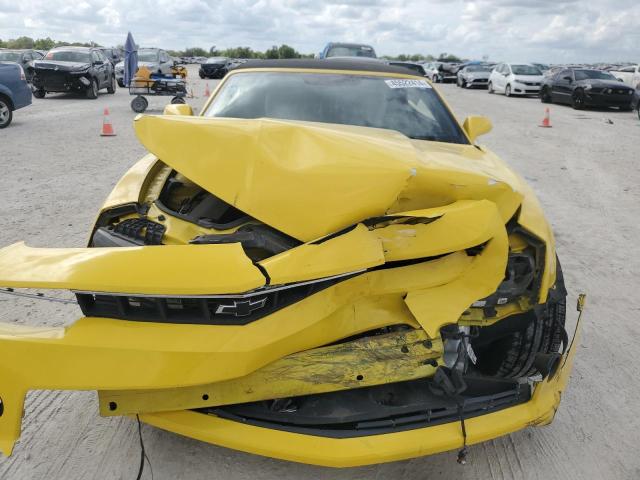 2G1FF3D30F9280721 - 2015 CHEVROLET CAMARO LT YELLOW photo 5