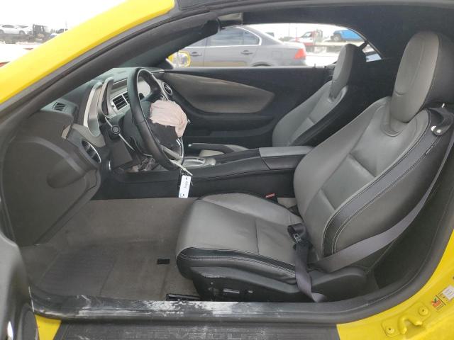 2G1FF3D30F9280721 - 2015 CHEVROLET CAMARO LT YELLOW photo 7