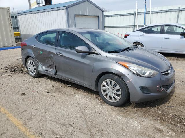 5NPDH4AE0CH129018 - 2012 HYUNDAI ELANTRA GLS SILVER photo 4