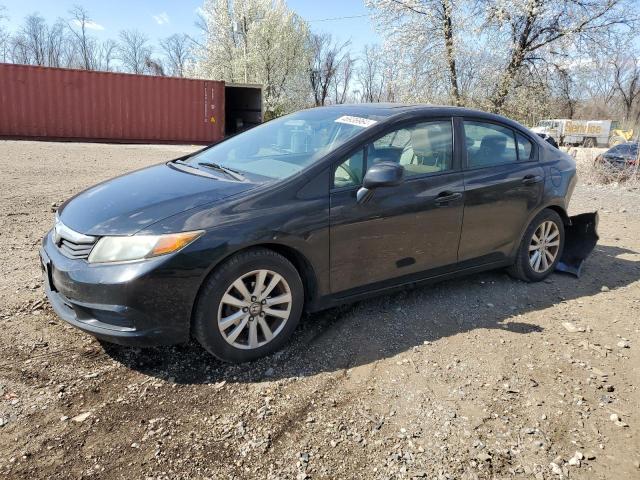 19XFB2F86CE093566 - 2012 HONDA CIVIC EX BLACK photo 1