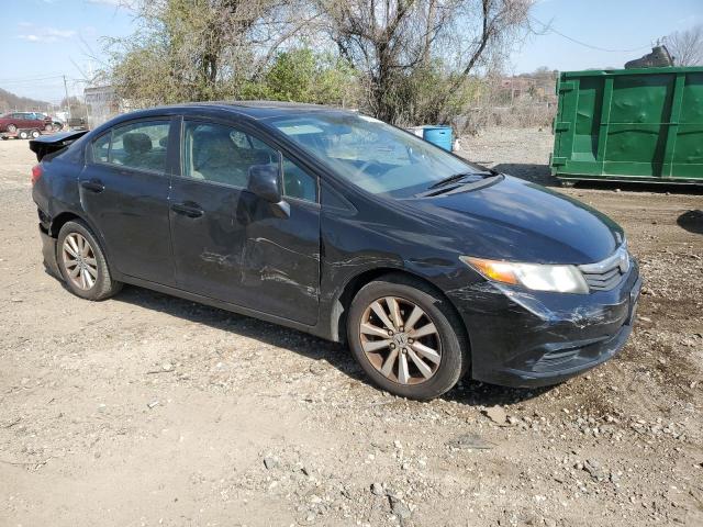 19XFB2F86CE093566 - 2012 HONDA CIVIC EX BLACK photo 4