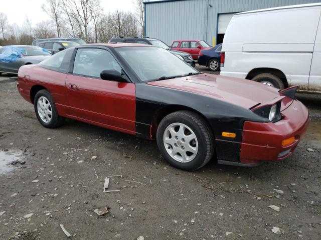 JN1MS36P4MW005841 - 1991 NISSAN 240SX BASE BURGUNDY photo 4