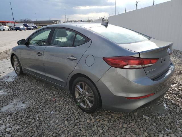 KMHD84LF2HU062145 - 2017 HYUNDAI ELANTRA SE GRAY photo 2