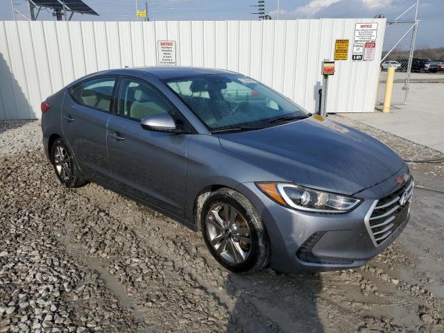 KMHD84LF2HU062145 - 2017 HYUNDAI ELANTRA SE GRAY photo 4