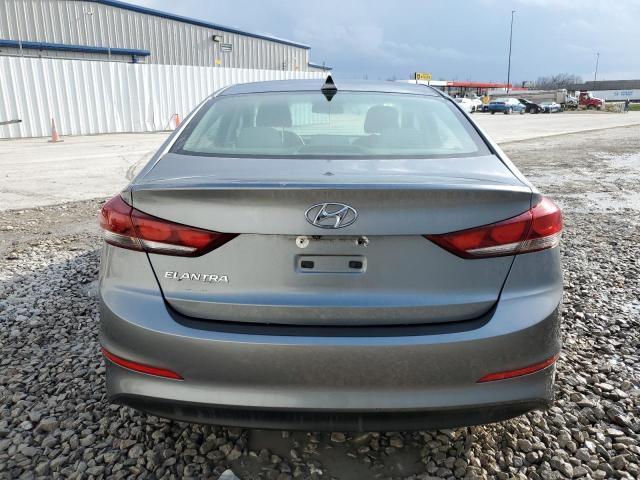 KMHD84LF2HU062145 - 2017 HYUNDAI ELANTRA SE GRAY photo 6