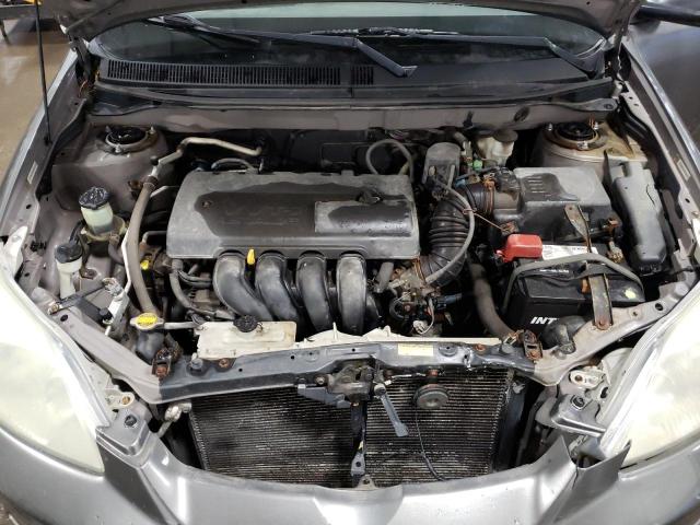 2T1KR32E84C206431 - 2004 TOYOTA COROLLA MA XR GRAY photo 11