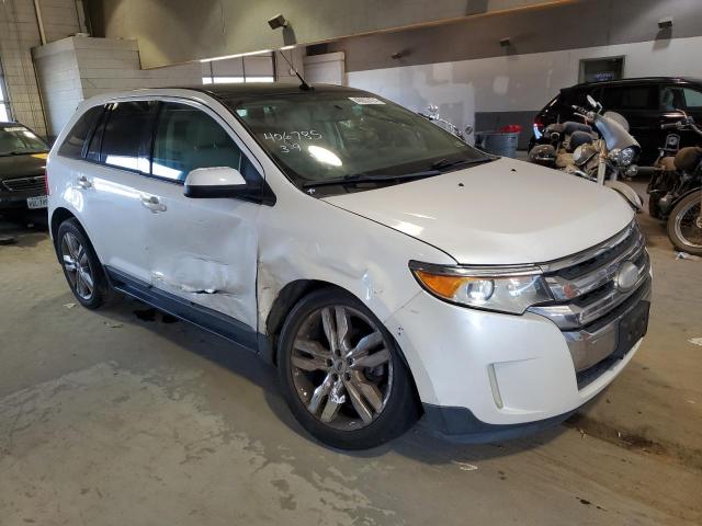 2FMDK3J93CBA88258 - 2012 FORD EDGE SEL WHITE photo 4