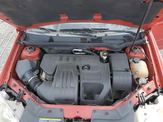 1G1AK55F877387738 - 2007 CHEVROLET COBALT LS RED photo 11