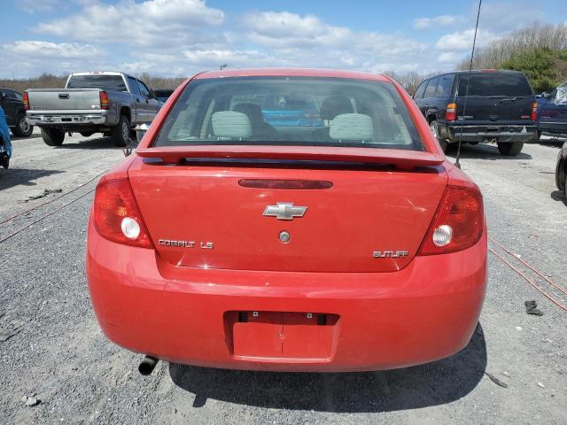 1G1AK55F877387738 - 2007 CHEVROLET COBALT LS RED photo 6