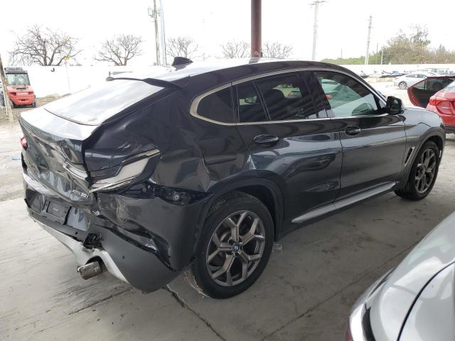 5UX2V1C0XM9H86744 - 2021 BMW X4 XDRIVE30I შავი ფოტო 3