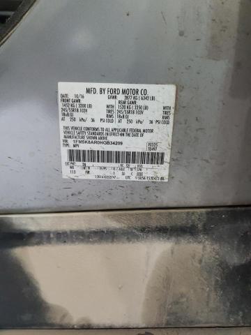 1FM5K8AR0HGB34209 - 2017 FORD EXPLORER POLICE INTERCEPTOR Gümüş foto 12