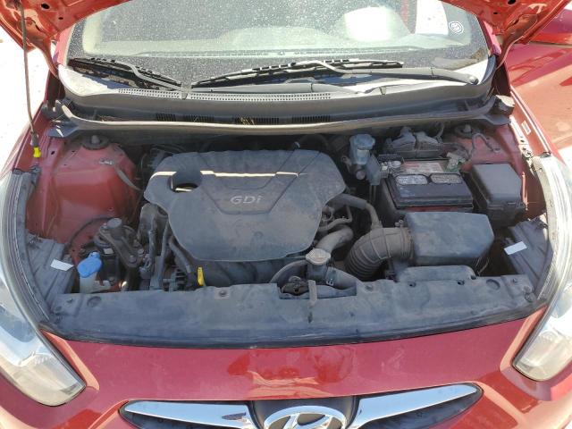 KMHCU4AE3DU490317 - 2013 HYUNDAI ACCENT GLS RED photo 11