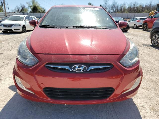 KMHCU4AE3DU490317 - 2013 HYUNDAI ACCENT GLS RED photo 5