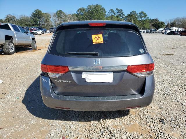 5FNRL5H46FB113366 - 2015 HONDA ODYSSEY EX GRAY photo 6
