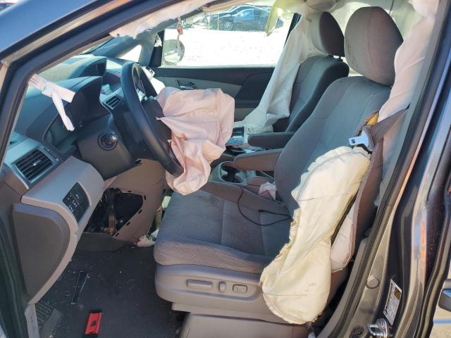 5FNRL5H46FB113366 - 2015 HONDA ODYSSEY EX GRAY photo 7