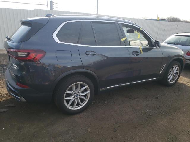 5UXCR6C0XM9F38757 - 2021 BMW X5 XDRIVE40I BLUE photo 3