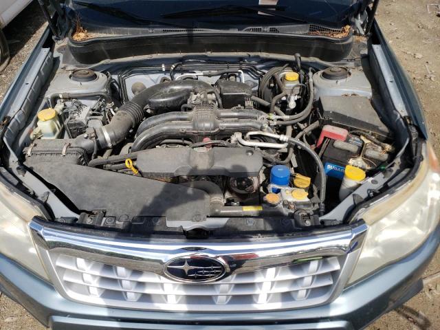 JF2SHABC9DH418158 - 2013 SUBARU FORESTER 2.5X GRAY photo 12