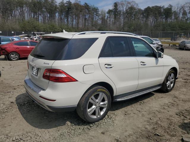 4JGDA5HB5DA200868 - 2013 MERCEDES-BENZ ML 350 4MATIC WHITE photo 3
