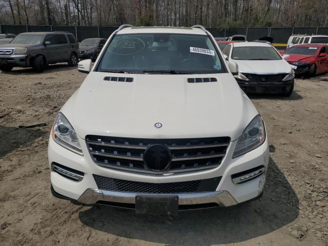 4JGDA5HB5DA200868 - 2013 MERCEDES-BENZ ML 350 4MATIC WHITE photo 5