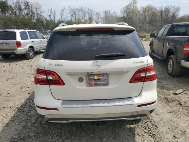 4JGDA5HB5DA200868 - 2013 MERCEDES-BENZ ML 350 4MATIC WHITE photo 6