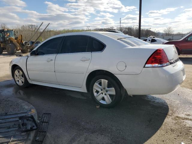 2G1WF5EK6B1222994 - 2011 CHEVROLET IMPALA LS WHITE photo 2