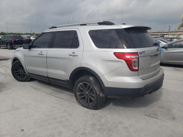 1FM5K8D86DGC26292 - 2013 FORD EXPLORER XLT SILVER photo 2